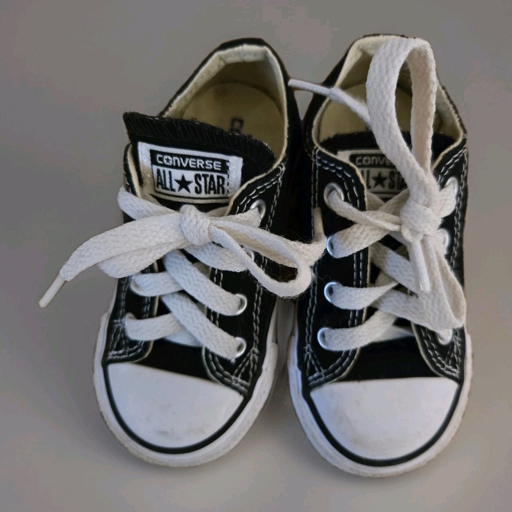 Converse Black and White Baby Sneakers